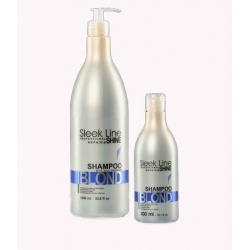 STAPIZ SZAMPON SLEEK LINE BLOND Z JEDWABIEM 1L